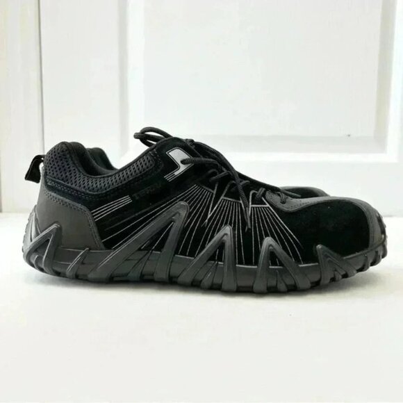 Terra Men's Safety Shoes Spider X Low Cut Athletic Work Black/Silver Size 9.5 - Picture 5 of 16